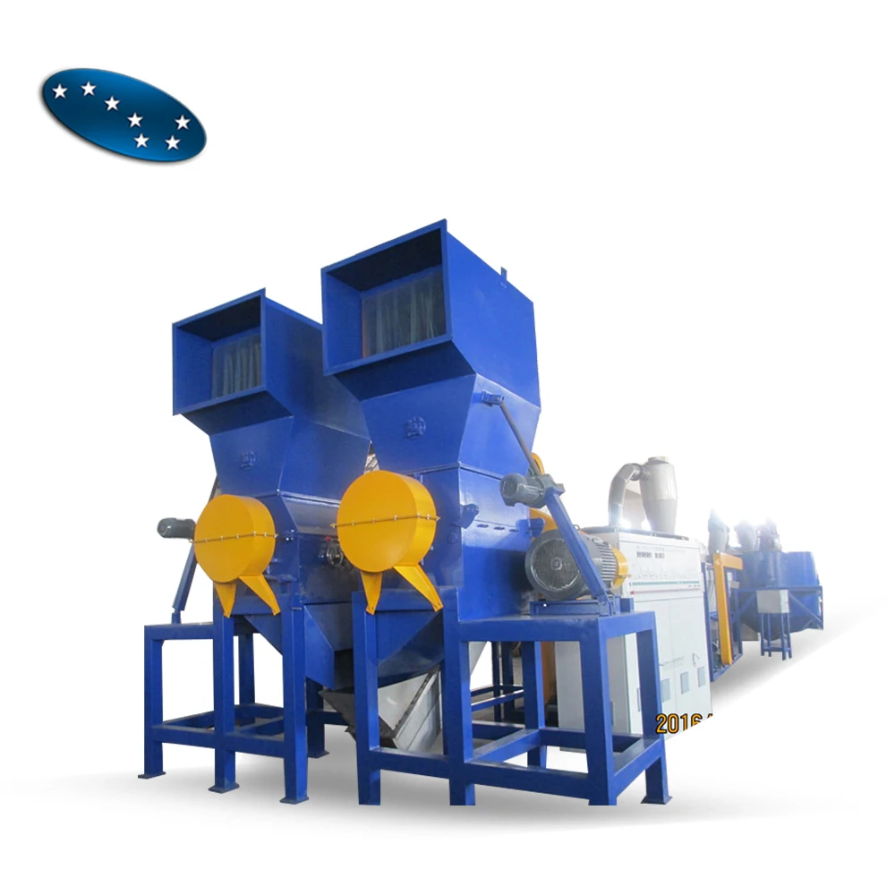 cheap plastic pet bottle crushing and washing recycling machine unit