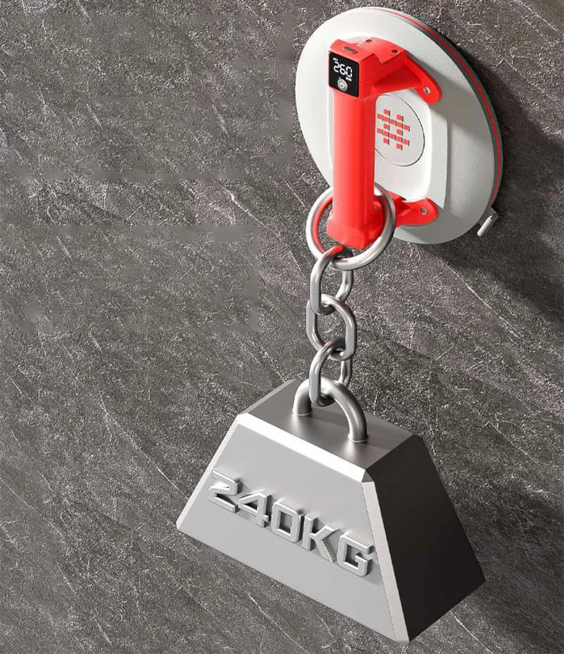 Shijing P61000 Rubber Digital Display Automatic Electric Suction Cup Ceramic Gres Porcelain Tile Tools Vacuum Suction Cup