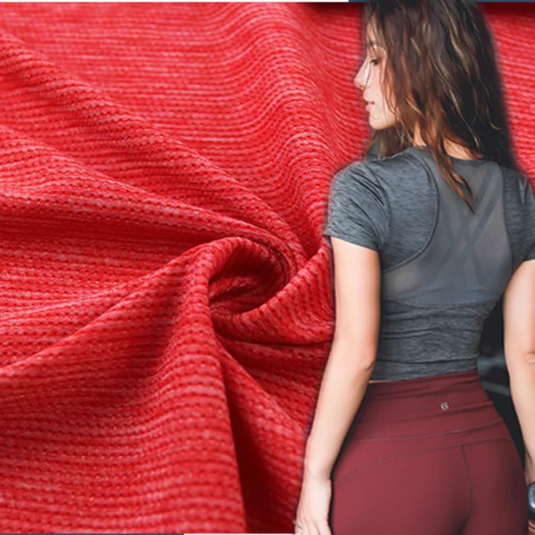 Spot polyamide knitted stretch fabric polyamide butterfly net yoga fabric cationic polyester jacquard fabric