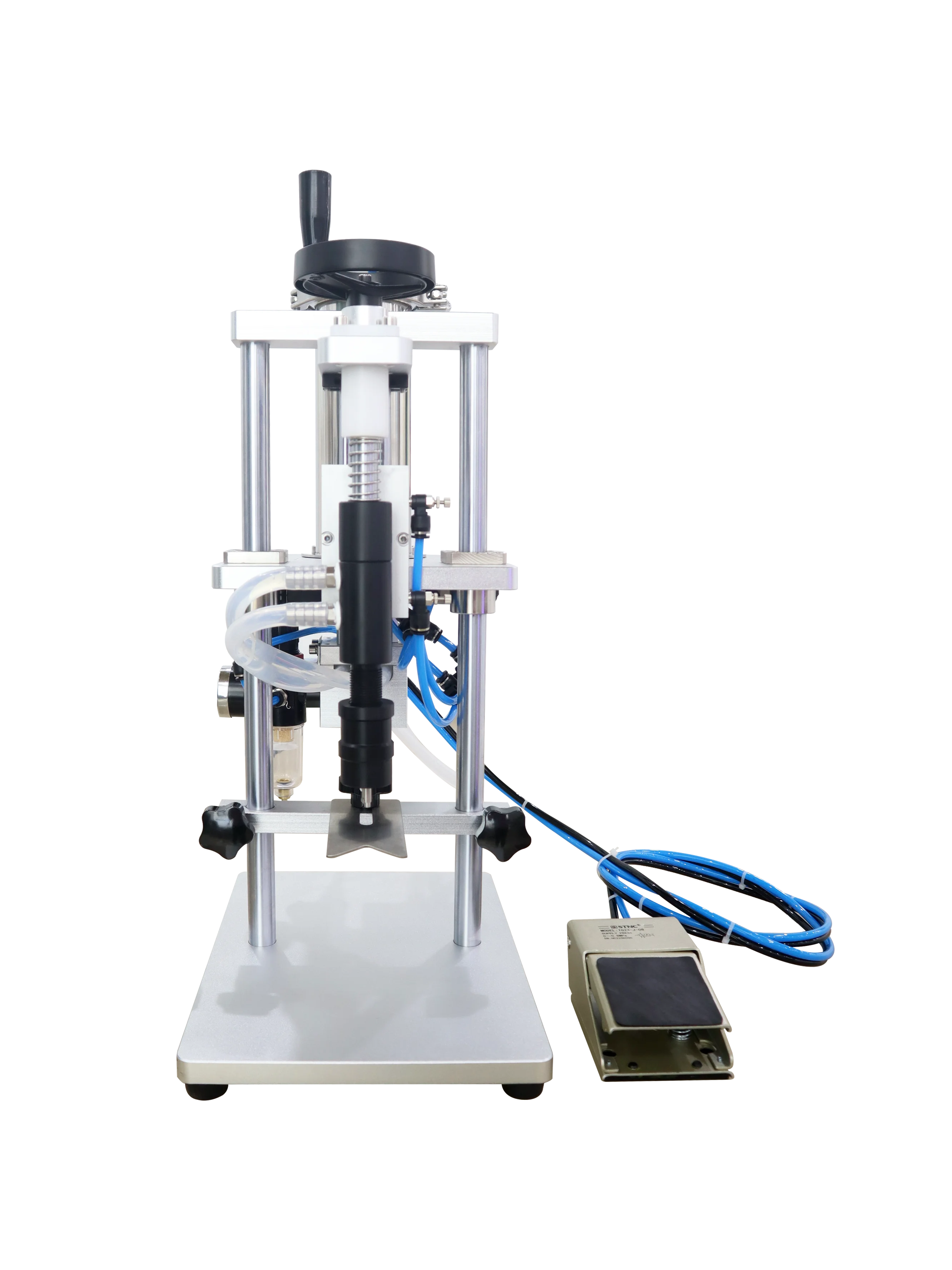 2023 New YETO Small Table Top Essential Oil Perfume Bottle Vacuum Filling Machine Small Business Perfume Filling Machine