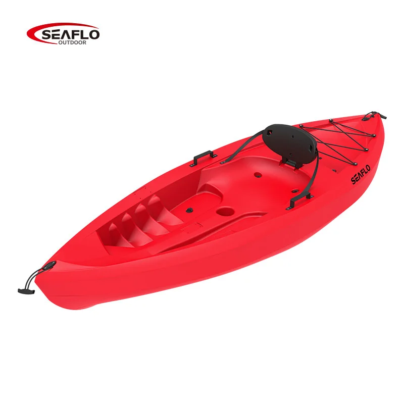 SEAFLO factory wholesale customized oem blow molded hdpe plastic fishing kayak 8.8ft single sit on top type kayaks for fishing