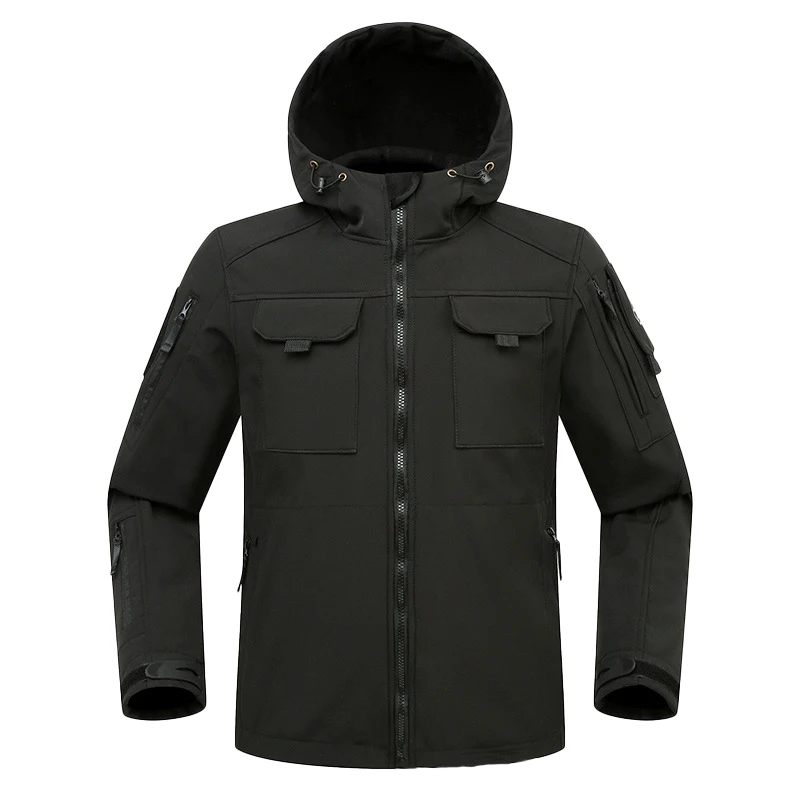 Custom Hunting Vis Black Brown Size For Backcountry High Warm Middleweight Waterproof Softshell Jacket