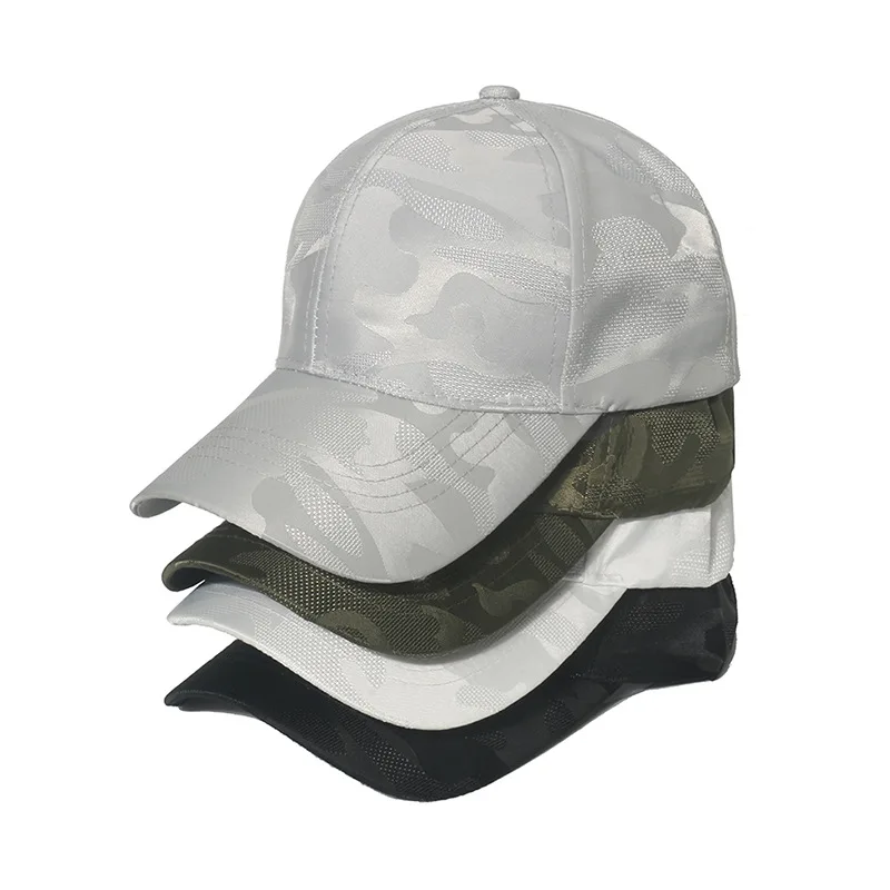 Wholesale camouflage printing outdoor sun protection fishing cap sports baseball cap