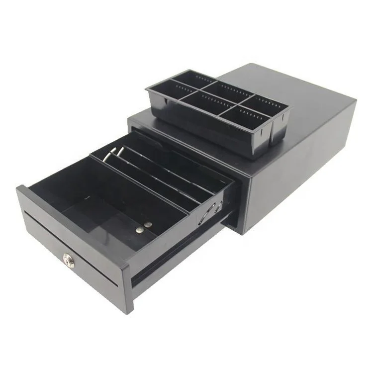 208  Small Cash Drawer For POS System RJ11 12V POS Cash Drawer High Quality Supermarket Money Lock Box Cash Register