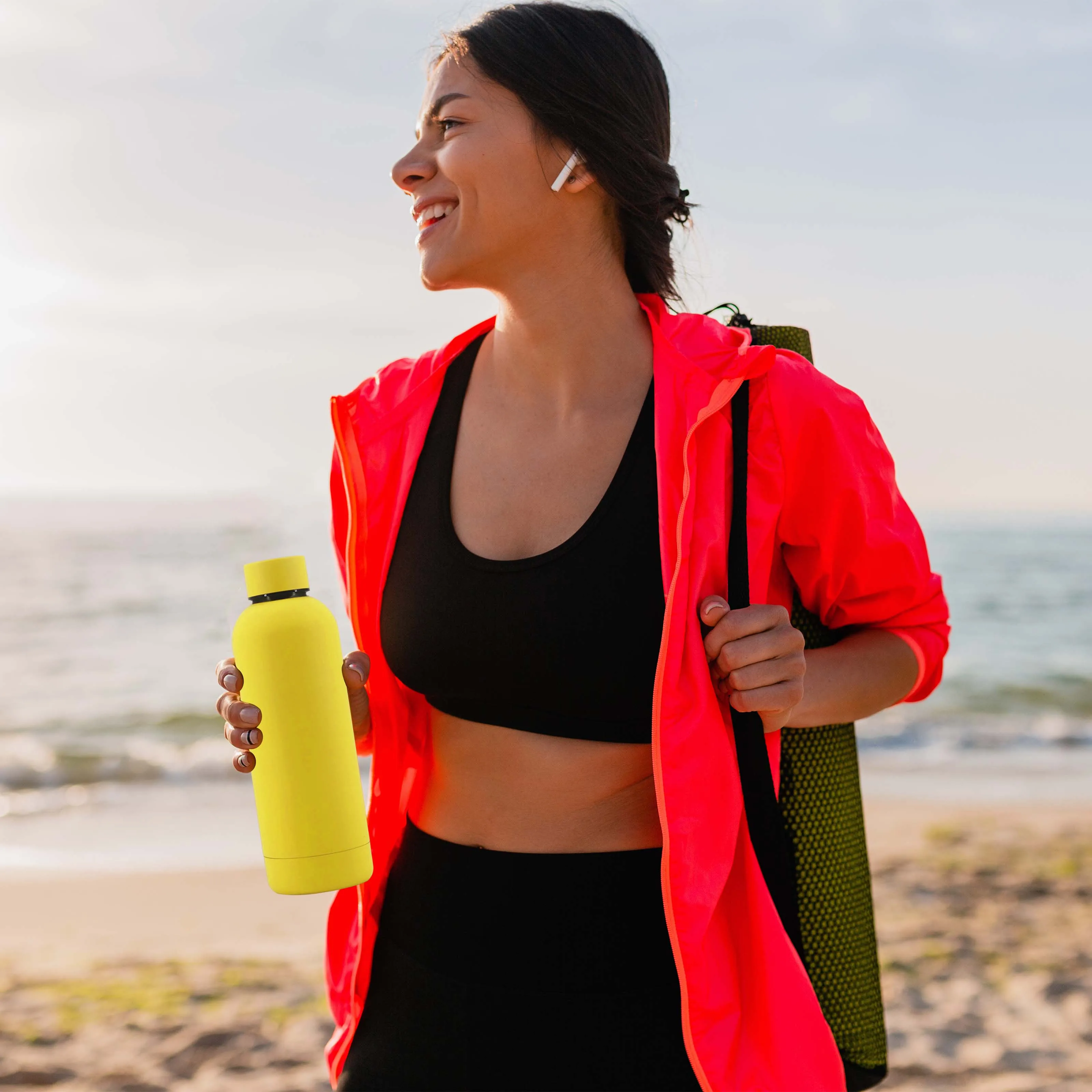 Factory Price Hot Insulated Water Bottles Multi-Colors Matte Stainless Steel 500ml Narrow Mouth Custom Sports Water Bottle