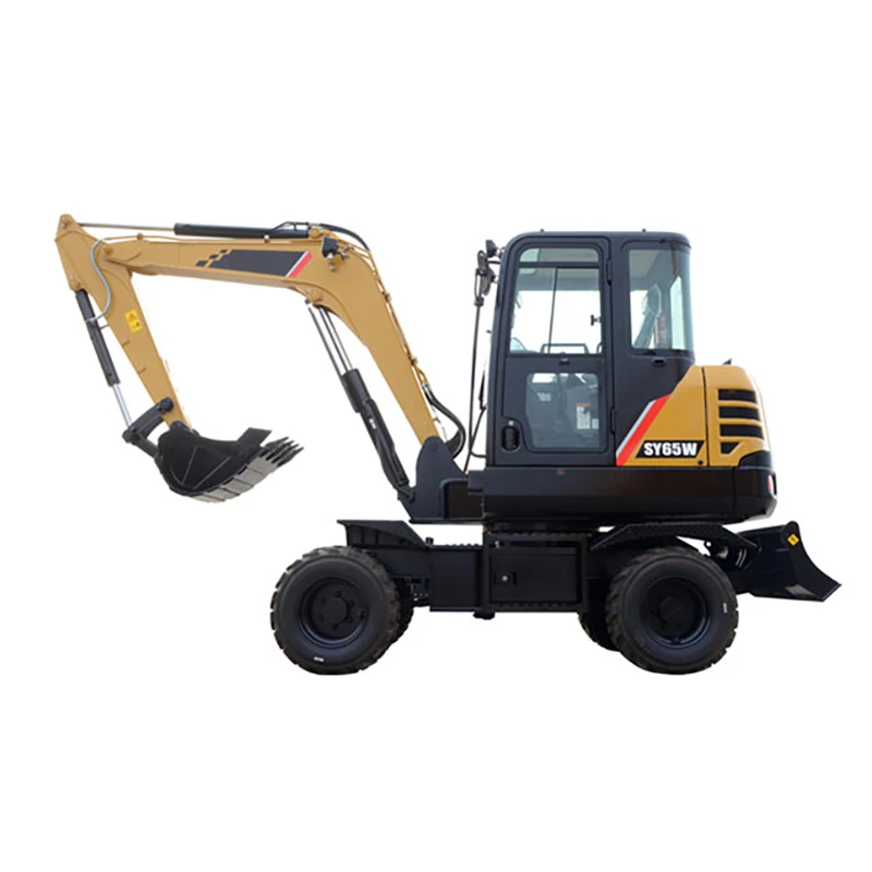 EPA 6 Ton Wheel Excavator SY65W in Stock