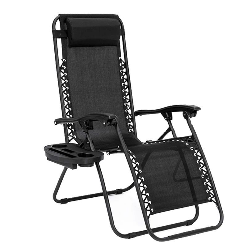 Wholesale Custom Desgin Outdoor Adjustable Lightweight Folding Zero Gravity Recliner Lounge Chair Beach Sun Tanning Loungers