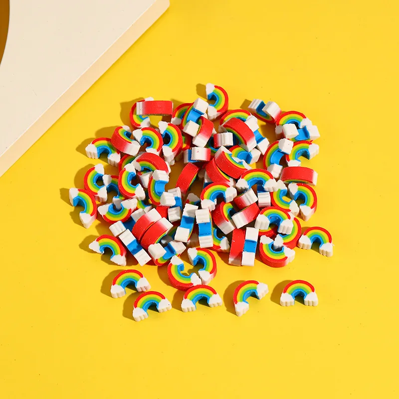 Rainbow Bridge Eraser for Children and Elementary School Students Cartoon Mini Rainbow Eraser Wholesale