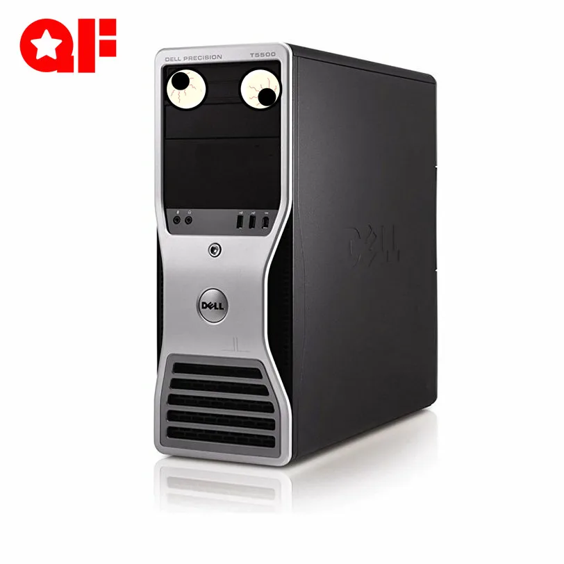 Низкая цена, T5500, б/у высокоточные башенные рабочие станции Dell, серверы и рабочие станции