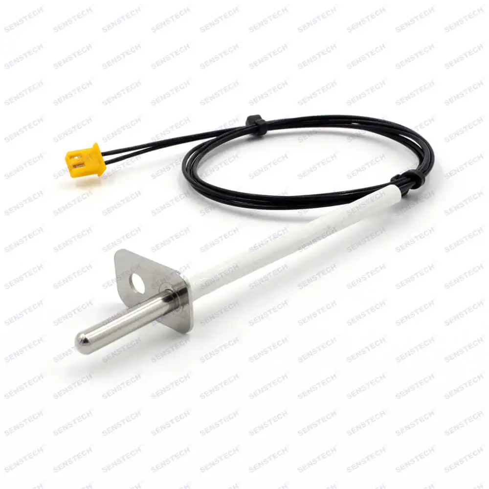 Flanged RTD PT100 PT1000 Ambient Temperature Sensor with Connector