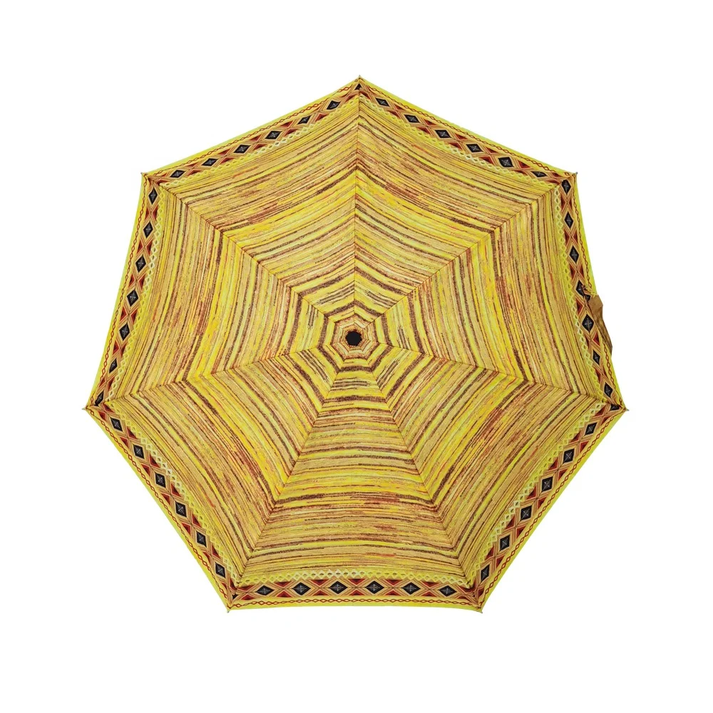 Bohemian Style Mini Pocket Umbrella Manual 5 Folding Umbrella with Customized