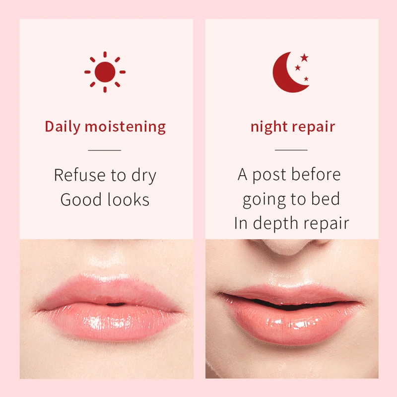 BIOAQUA  Private Label Lip Skin Care Moisturizing Anti Aging Cherry Collagen Sheet Lip Mask