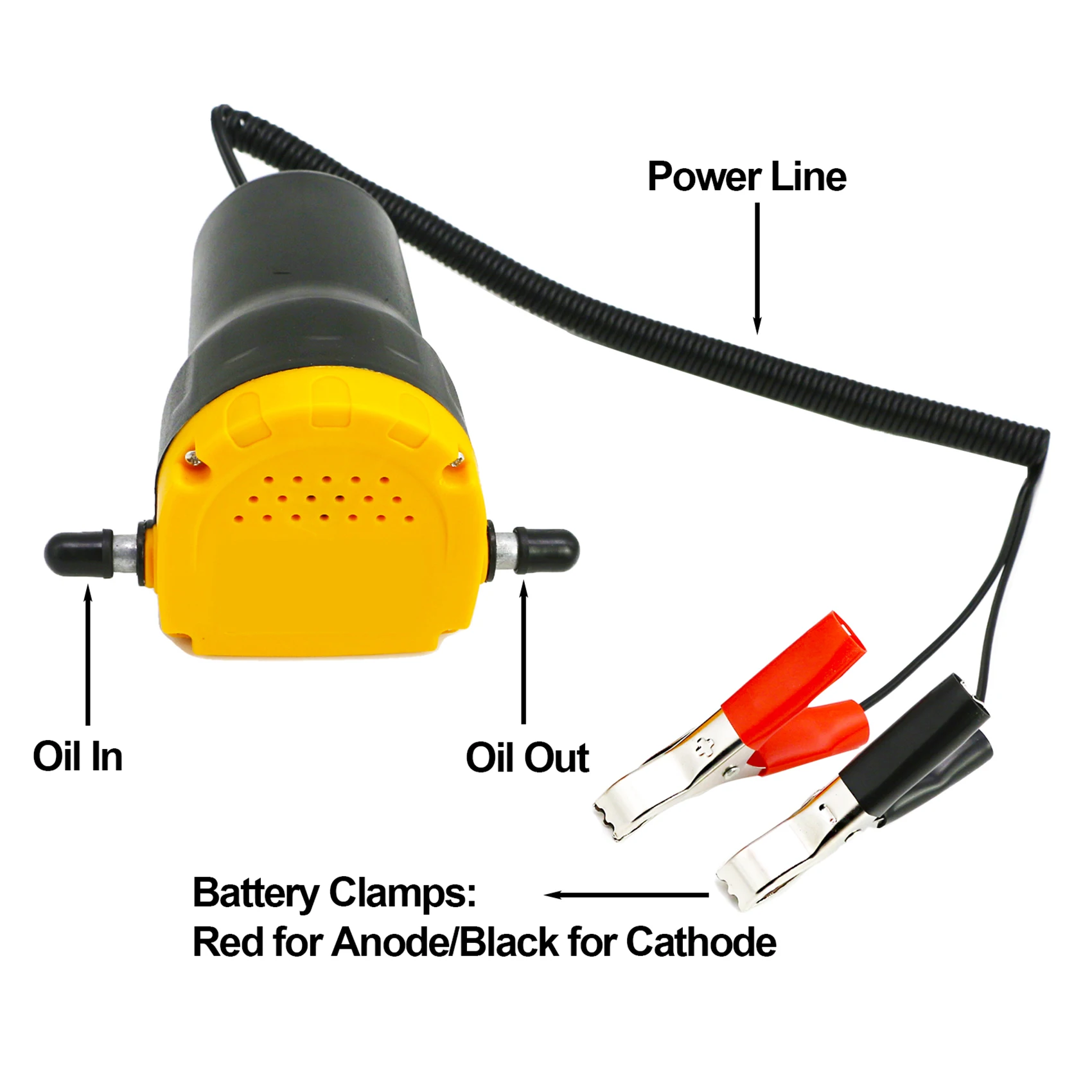 SUGETOOLS Universal 12v Oil Change Pump Oil Or Diesel Fluid Pump Extractor for Car Truck