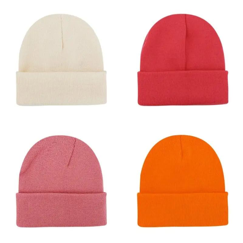 Custom knit embroidery logo sports ski cap skull knit winter hats knitting warm beanie hats for men and women