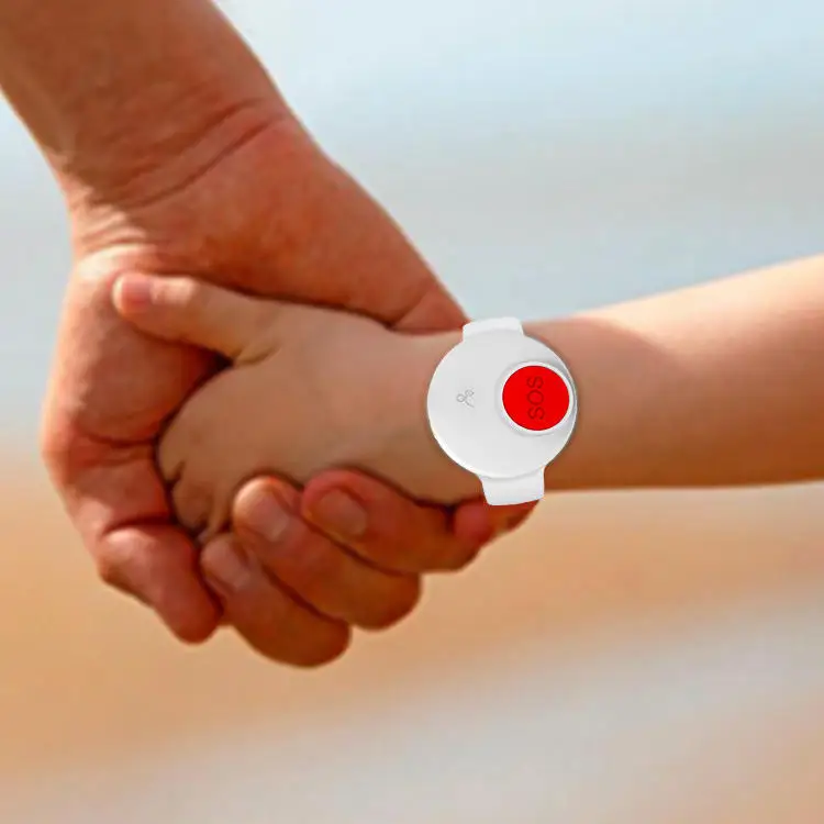 Portable BLE 5.0 Wireless Bluetooth Sos Keychain Smart Alarm Emergency Buttons Call Cel Phone Beacon Tag