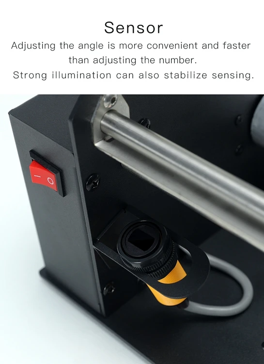 FengYiJie D58 Professional Multifunctional Full Automatic 108MM Tag Machine Electric Wire Stripper Dispenser Peel