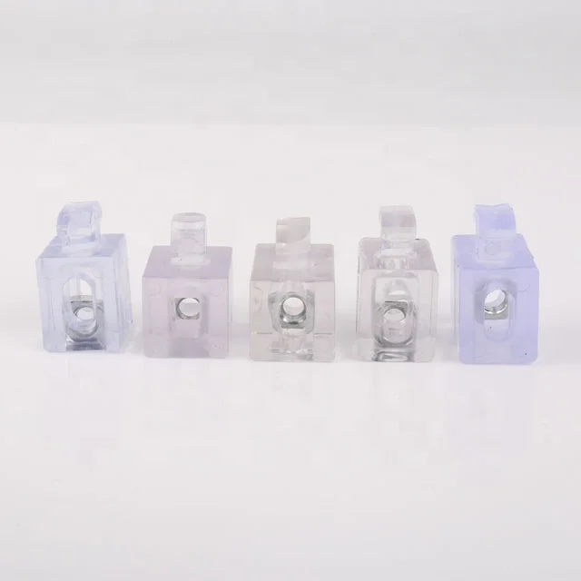 3030 г., алюминиевые аксессуары для Т-образных пазов, пластиковый прозрачный разделительный блок-держатель, стеклянный соединительный блок