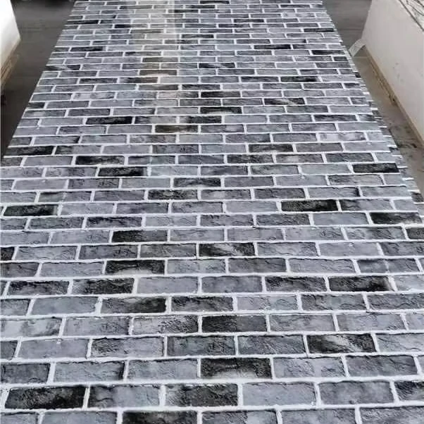 1220*2440mm brick look Pvc Marble Sheet Uv Board interior cladding Panel