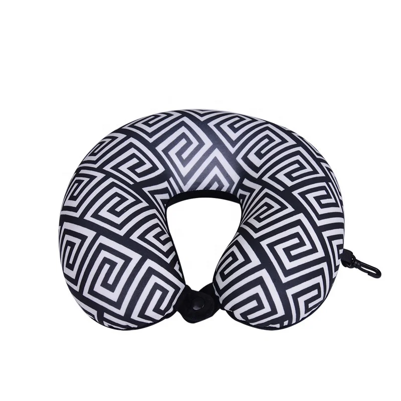 Spandex microbead neck support travel pillow