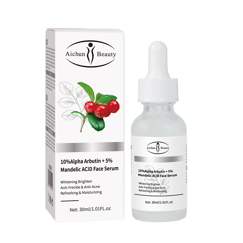 
Moisturizing Whitening Serum Organic Anti-Acne Anti Freckle Arbutin Brightening Face Serum 