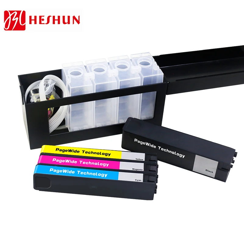 975 бака HESHUN CISS 975XL для принтера PageWide 352dw 377dw dn 452dw 452dn 477dn 552dw 577z 577dw