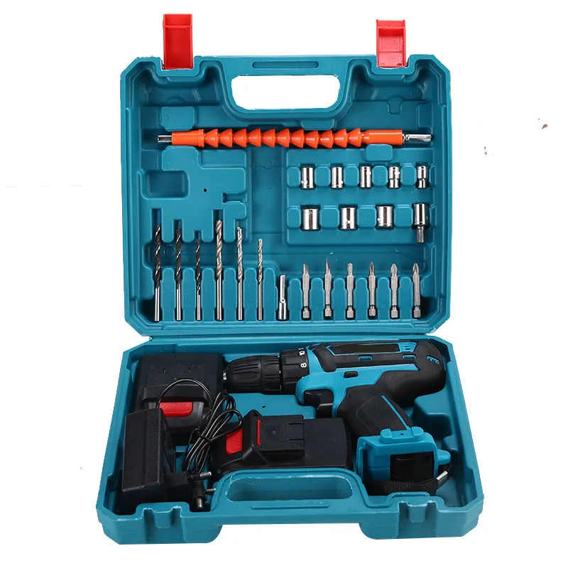 High Quality Control Rechargeable Power Screw drivers Portable Cordless Drill Set Home Multifunctional Electric Screwdriver