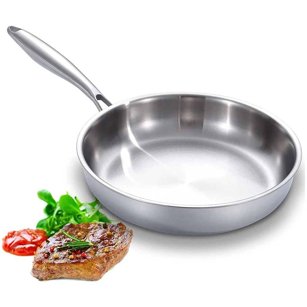 EXW Price Multifunctional  Frying  Pan Stainless Steel Sauce Pan Non-stick Sauce Pan Cooking ware Tools