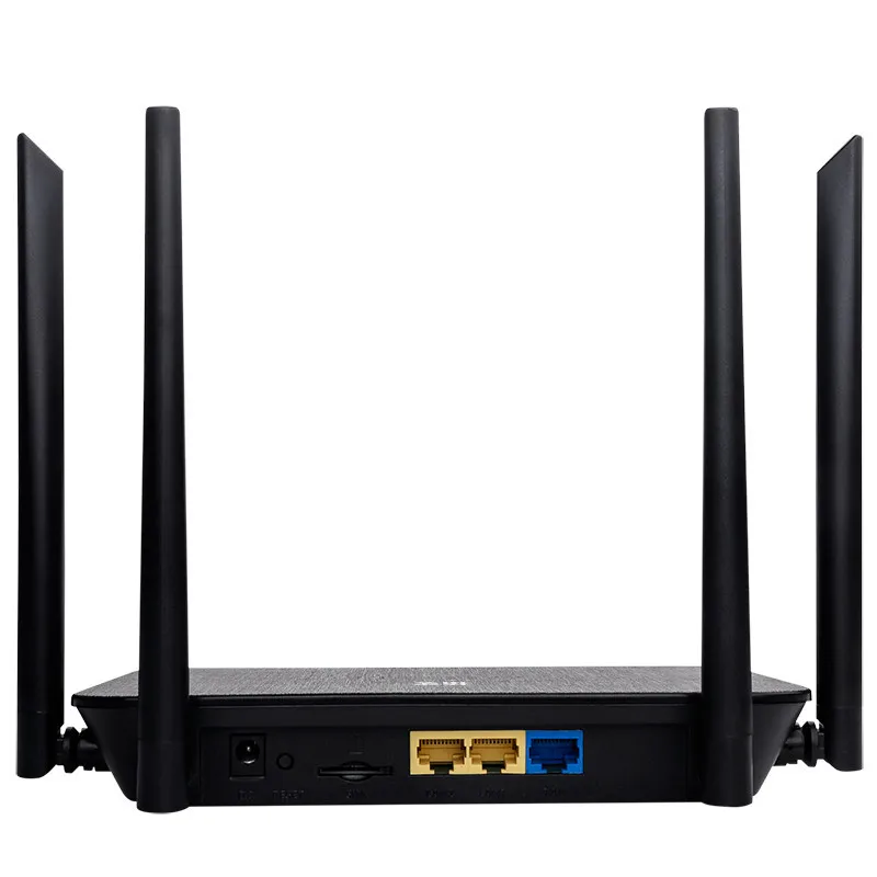 Unlocked Sim Card Indoor 4G LTE CPE WiFi Router Modem 32 Users 4 High-Gain Antennas Build-in Watchdog