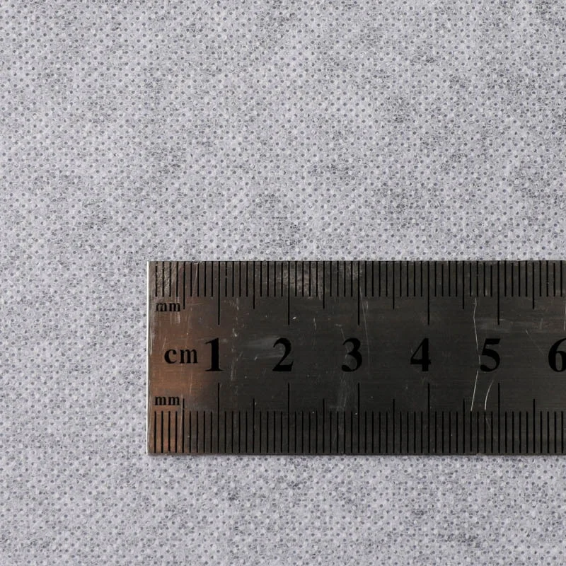 Interlining Supplier 100% Polyester 65g Black Fusible Interlining Fabric Nonwoven Interlining for Garments 100cm Width