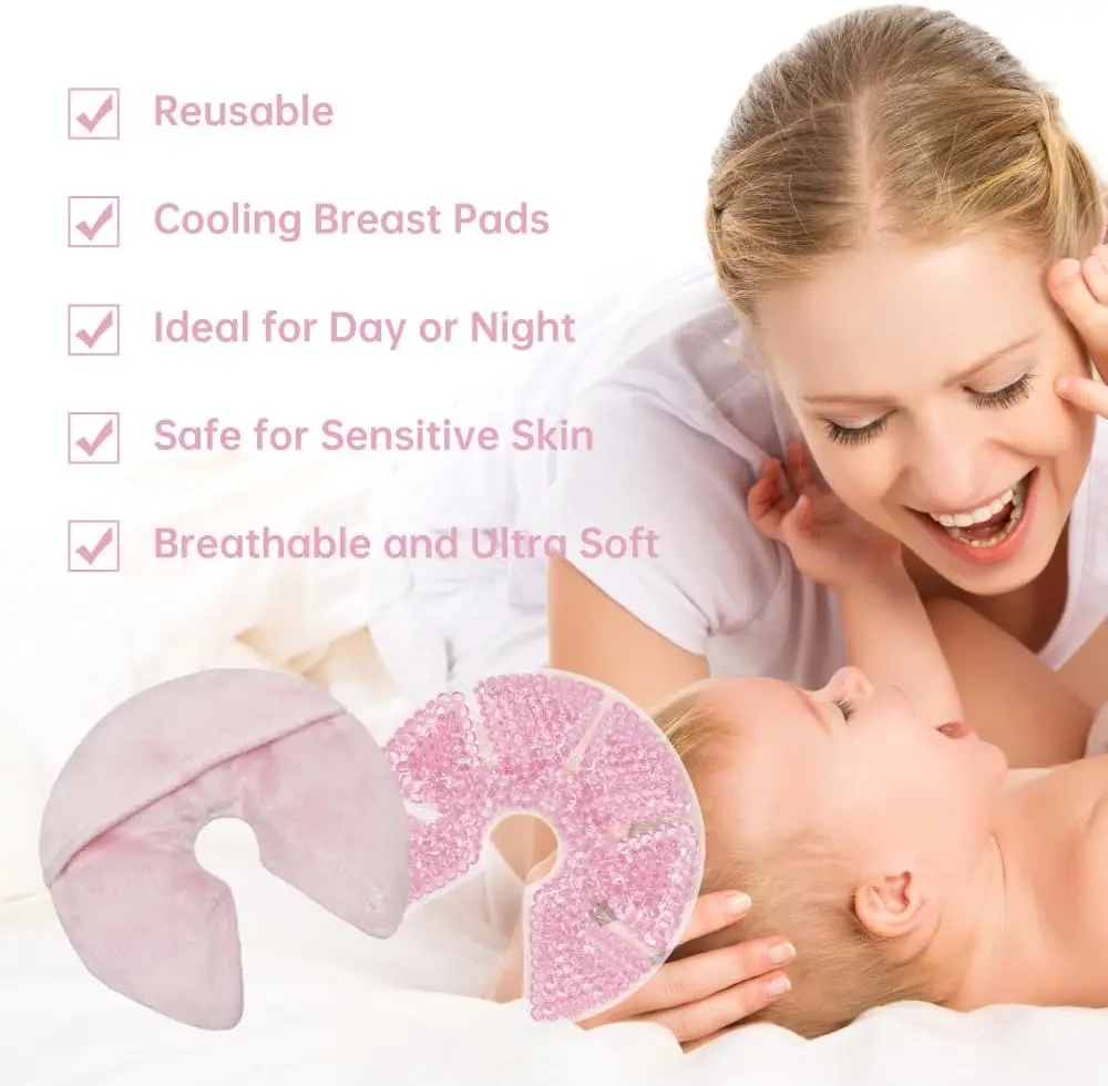 Breast Therapy Packs Hot and Cold Breast Pads Breastfeeding Essentials for Moms Breast Ice Packs for Relieve Pain
