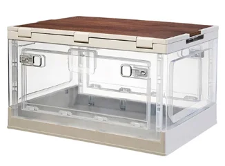 Multifunctional picnic portable storage bin boxes foldable storage box plastic storage container box