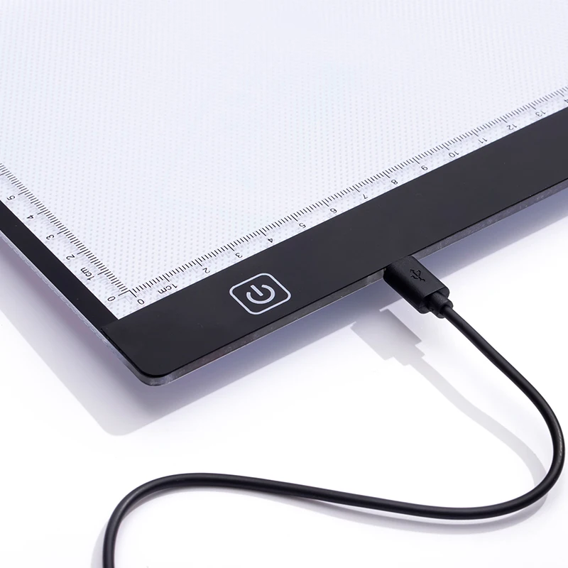 Светодиодная панель для трассировки, портативная Светодиодная панель a4 для трассировки, лайтбокс, панель a4 с сенсорным управлением, питание от USB-кабеля