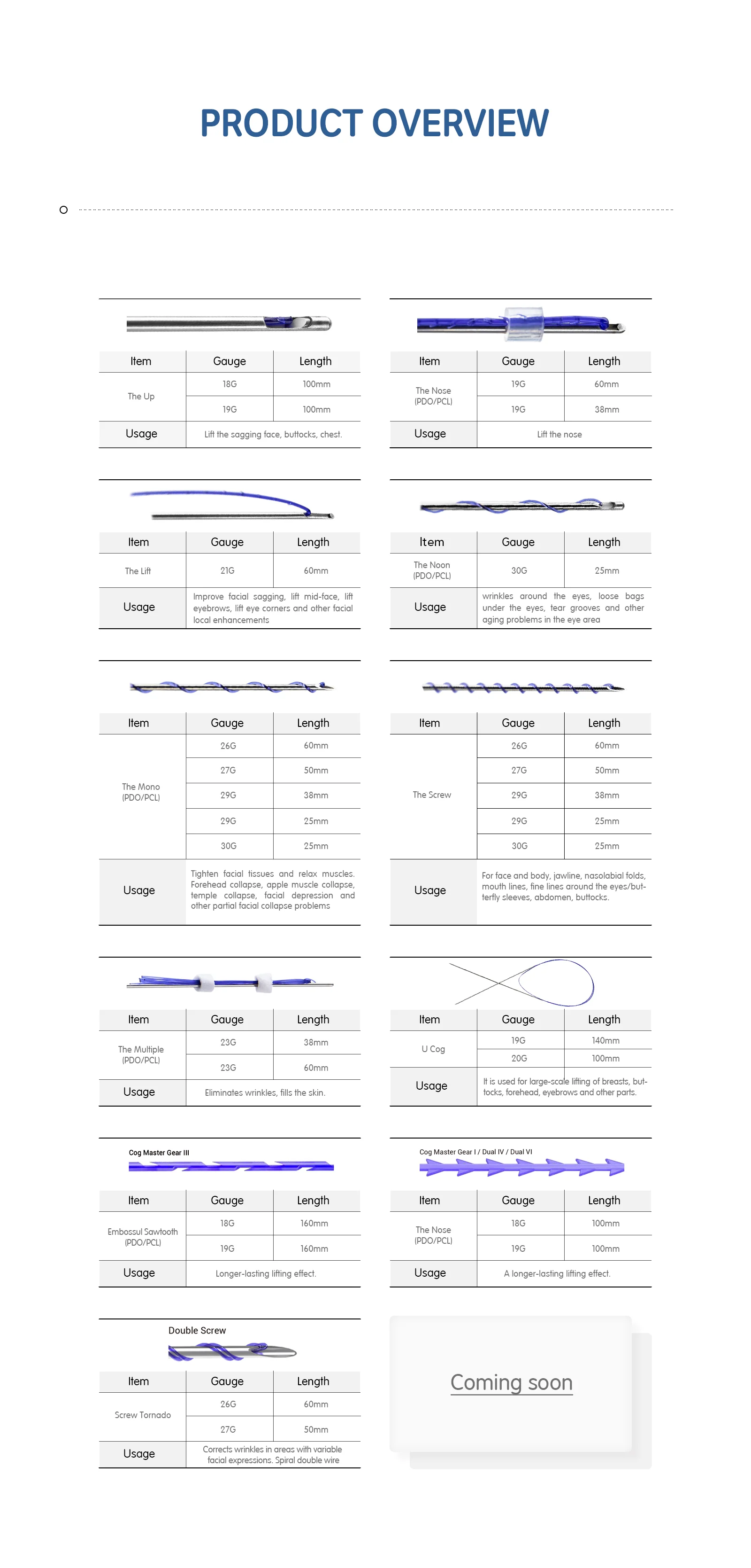Heremefill  Collagen Face Skin Lifting Suture Needle Pdo Faden Cog Barbs Rose Contour Thread 4d With W Canula