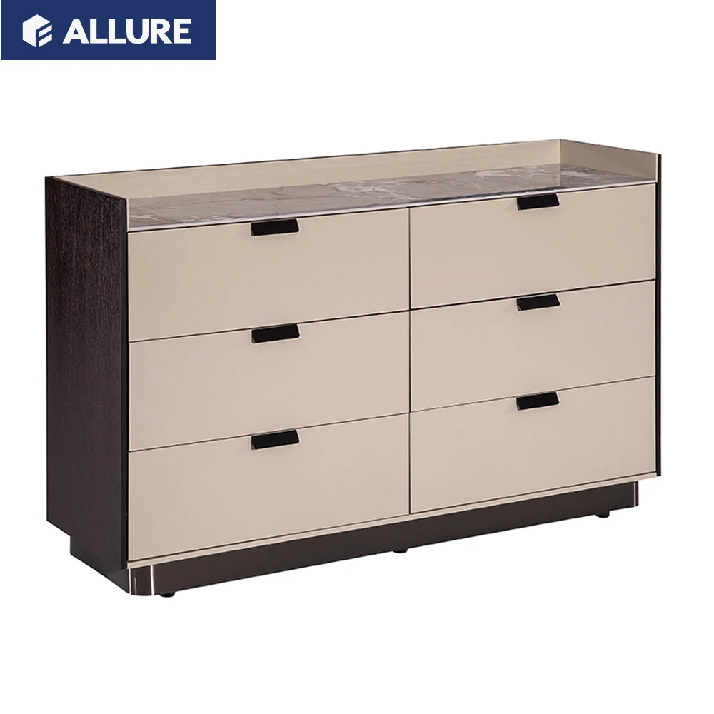 Allure Simple Design Interior Household Modern Dining Room Furniture Buffet Cabinet For Apartment