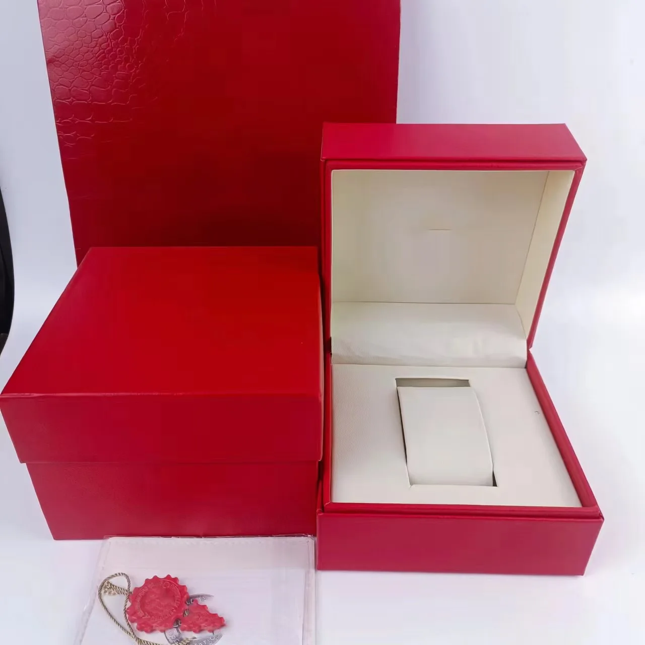 PU jewelry box New watch packaging watch storage box can be printed LOGO