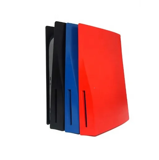 
New Product!!! Protective Cosmic Red PS5 Console Faceplate Cover Disc DIY Faceplate Cover Match Sony Newest PS5 Controller 