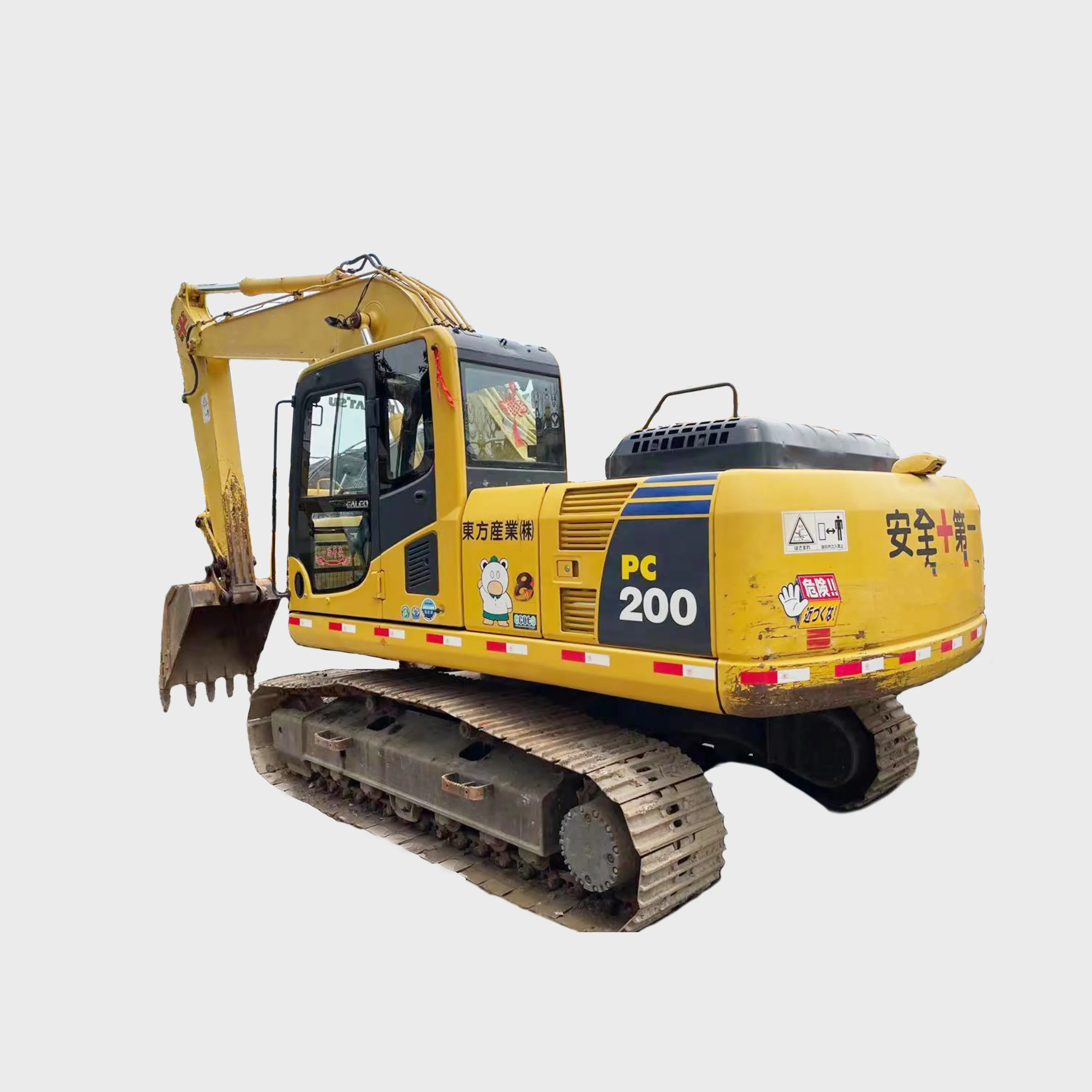 Лидер продаж большой экскаватор Komatsu PC200 Подержанный Большой Гусеничный Экскаватор