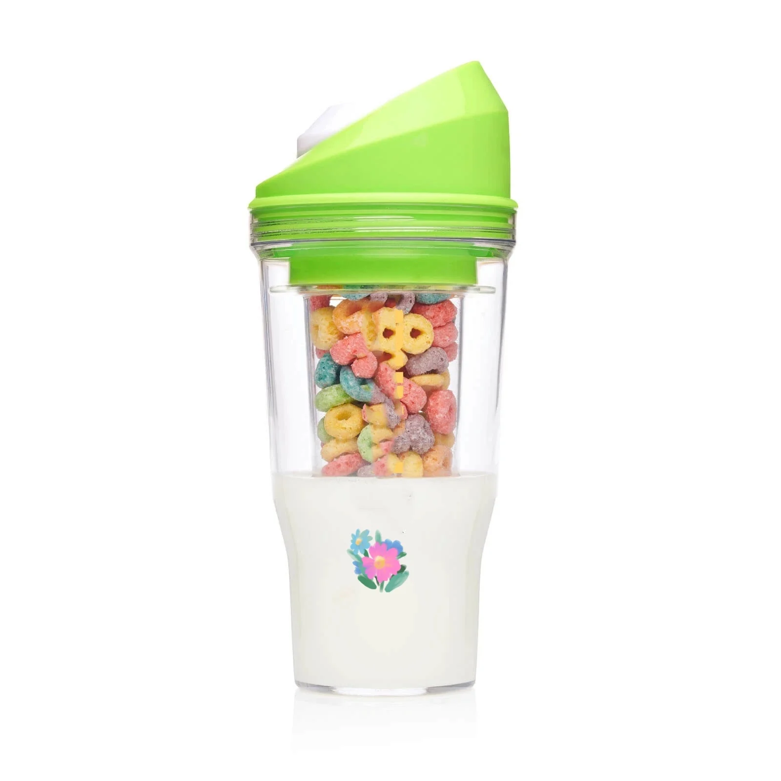 Wall Mounted Single Canister Dry Food Distributor Cereal Dispenser with Cups Cereal Dispenser For Distributors