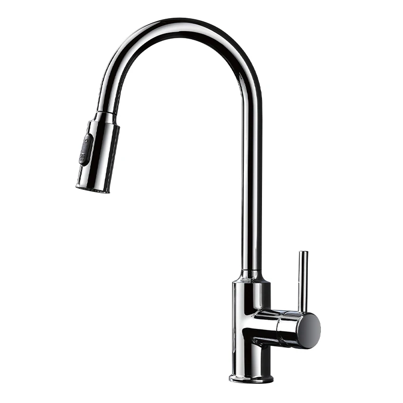 Brushed Nickel CUPC NSF Pull Down Sprayer Single Handle Kitchen Sink Faucet 304 Stainless Steel Black and Gold Sale CLASSIC Core