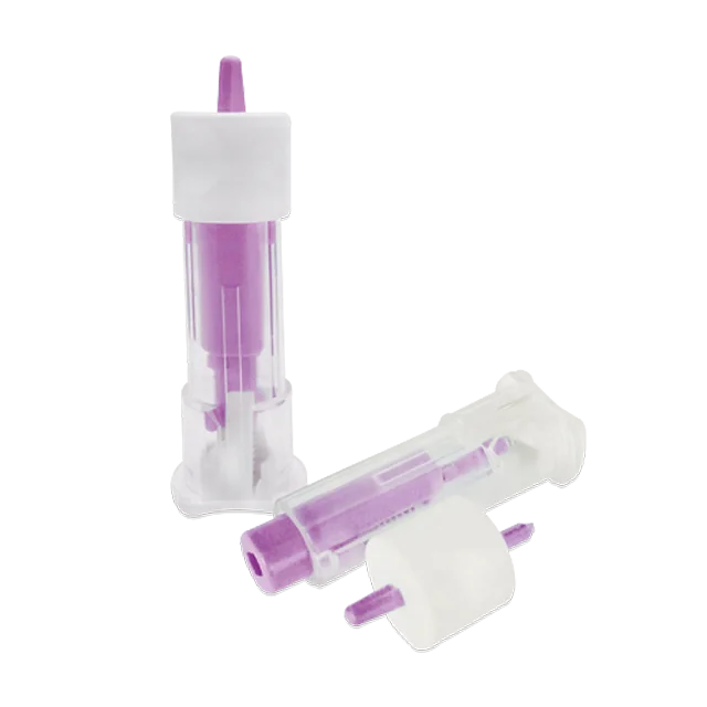 Hot Sales  21g 23g 28g 30g Medical Disposable Pressure Activated Safety Blood Lancet