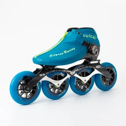 Wholesale price roller skate velvet lining roller skates white Carbon Fiber shell roller skates