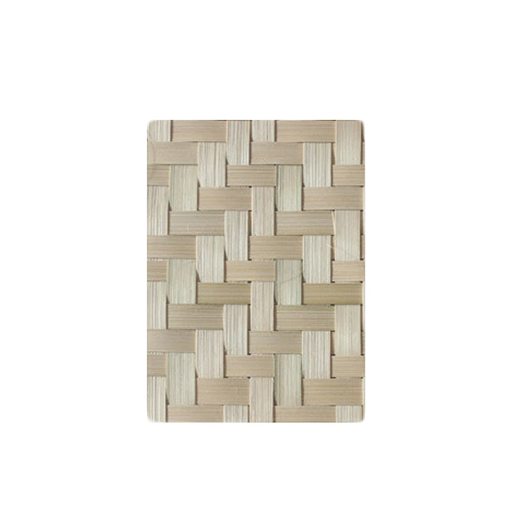 Woven bamboo veneer panel