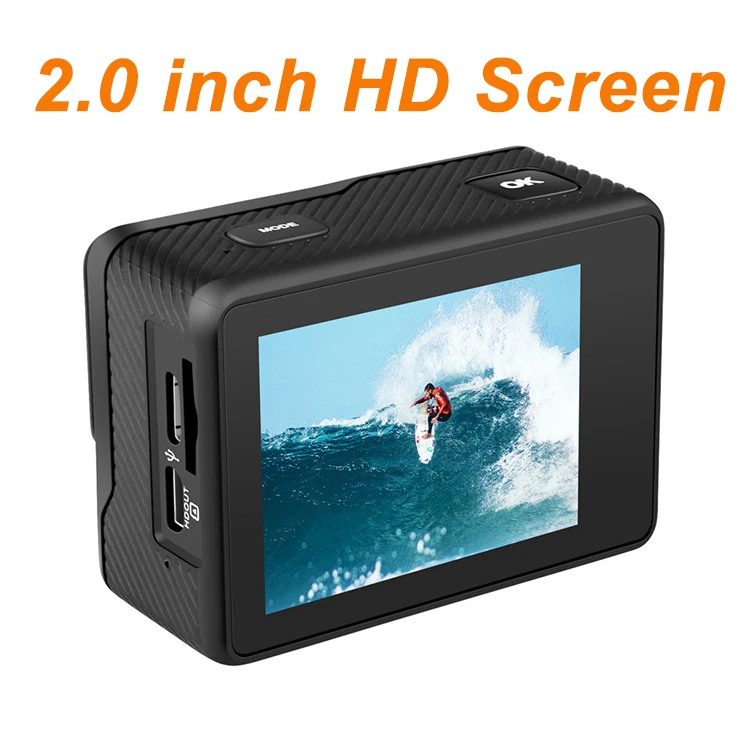  Лучшая Экшн-камера 1080P ultra HD wifi EIS mini 60fps real eken h9r sports
