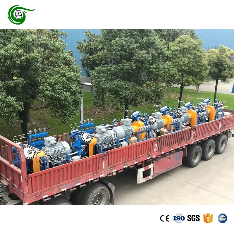 5.5KW Small Propylene Diaphragm Compressor Factory Price High Automation Inlet 6Bar Discharge 200Bar C3H6 Industrial Compressor