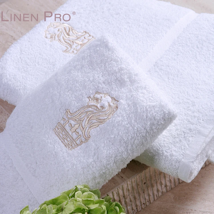Linenpro Hot Selling Luxury Hotel Towel 100% Cotton High Quality No Embroidery High Absorbent Bath Towel For Spa