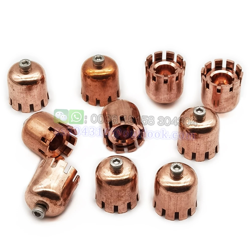 Red Copper Mini Downcomer Cap bubble plate For Distillation Column