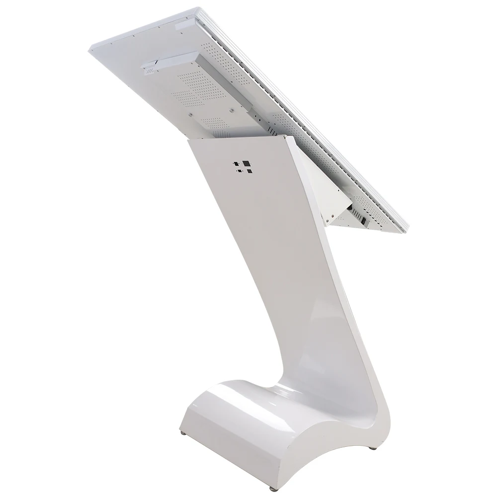 21.5 inch floor stand monitor computer pc wifi ad player touch all in one kiosk