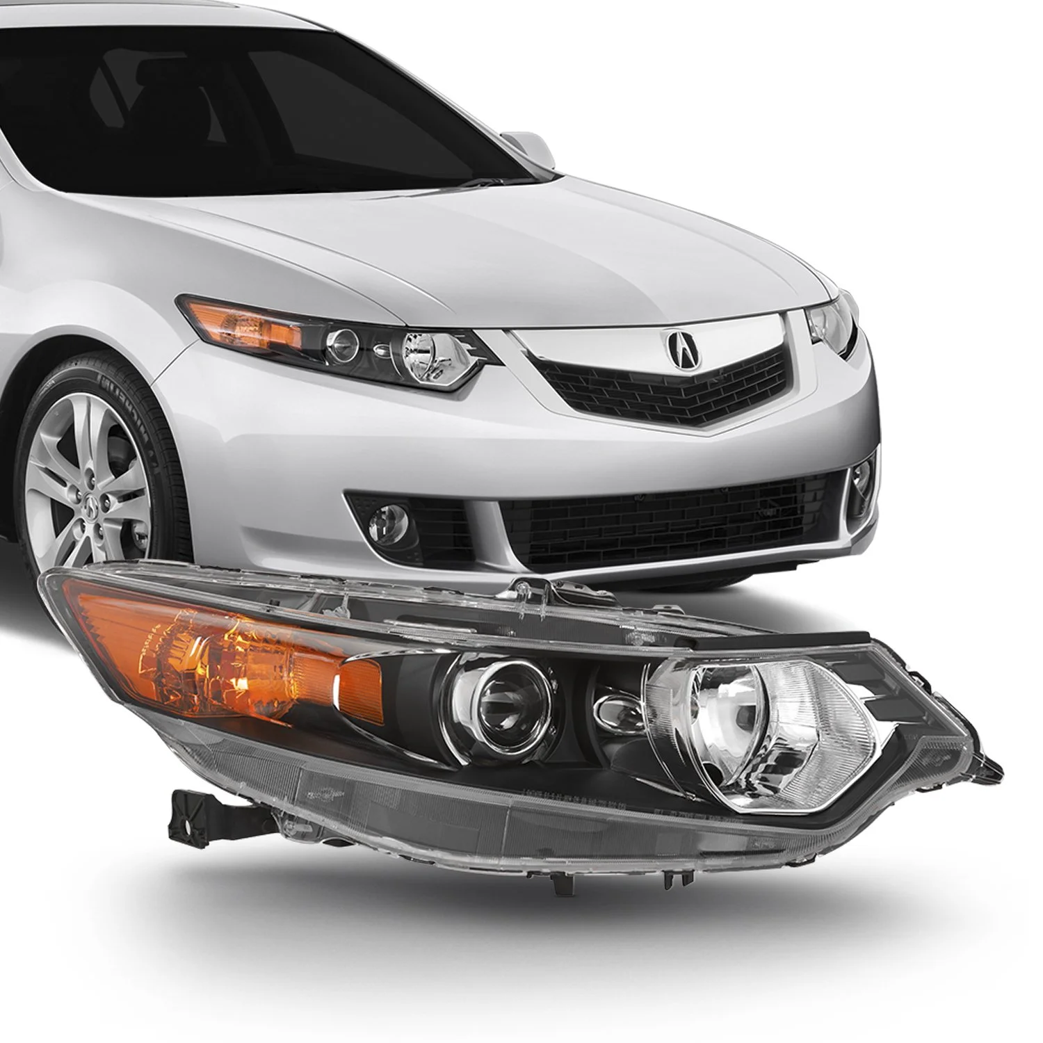 HID/Xenon Type Headlight Headlamp Assembly Led Car Light Lamp For Acura TSX sedan 2009-2014