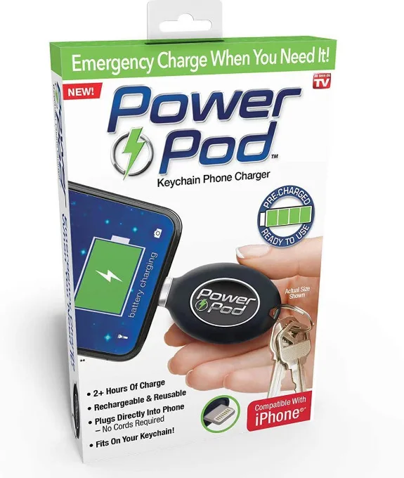 new arrival  top selling Mini Portable Power Bank Pod Charger 800mah