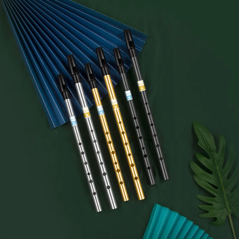 Irish Whistle Flute C/D key Ireland Flute Tin Penny Whistle 6 Hole Flute Musical Instrument